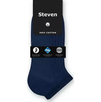 Pánské antibakterální ponožky 042 - 44-46 / tmavě modrá