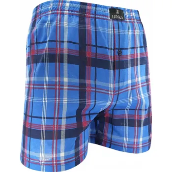 Trenýrky Pánské trenýrky Karel - M / modrá/tmavě modrá