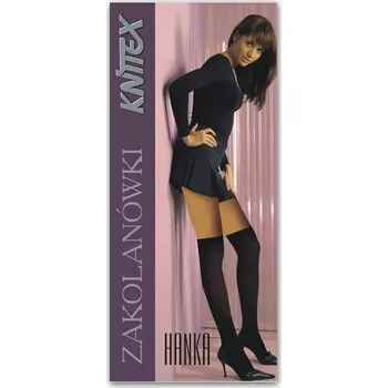 Dámské punčochy Nadkolenky Hanka 80 DEN - olivová tmavá