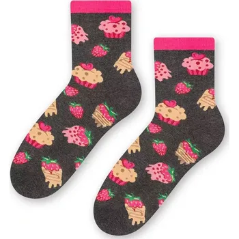 Dámské punčochy Dámské ponožky Mafiny - 35-37 / šedý melír