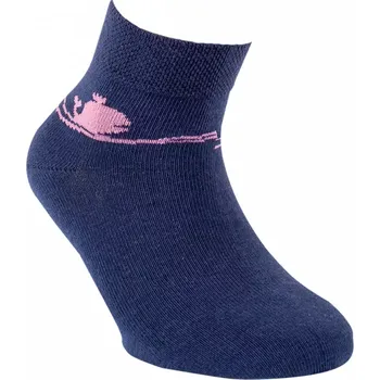 Dámské punčochy Dívčí ponožky Velryba - 19-22 / tmavě modrá
