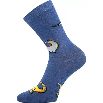 Dámské punčochy Chlapecké protiskluzové ponožky Filip C - 20-24 / jeansová