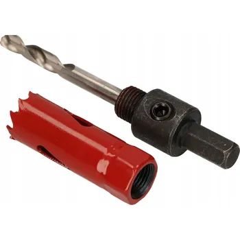 Ruční pilka Bimetalová pila na otvory 22mm korunkový frézovací adaptér - 22 mm