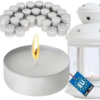 Svíčka Tealights 100ks tealights 4h nevonící svíčky - 4 h