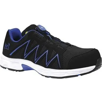 Pracovní obuv JORI bezpečnostní nízká obuv Speedy BOA černá-modrá Low ESD S1P 42