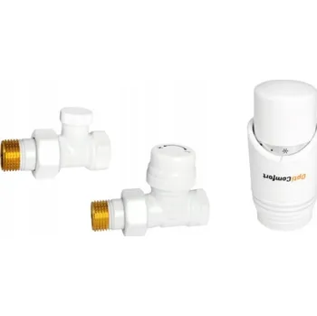 Hlavice pro radiátor Termostatická sada přímá Idmar OptiComfort bílá DN 15