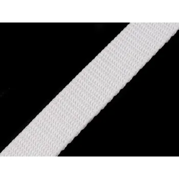 Popruh polypropylénový šíře 20 mm METRÁŽ - 1 Off White