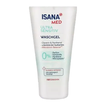 Čistící gel ISANA Med Čisticí gel pro citlivou pleť Ultra Sensitiv 150 ml
