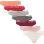 Calvin Klein Tanga 7Pk W 000QF5937E Dámské s
