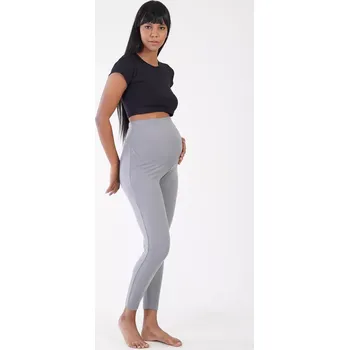 Dámské legíny Dámské mateřské elastické kalhoty Julie šedá L