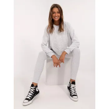 Dámská halenka Sada EM KMPL 887/1.21 šedá jedna velikost