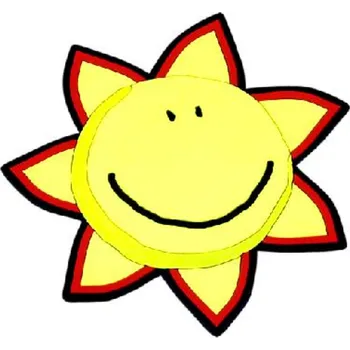 Chňapka Kuchyňská podložka - 10x10 cm sluníčko žluté