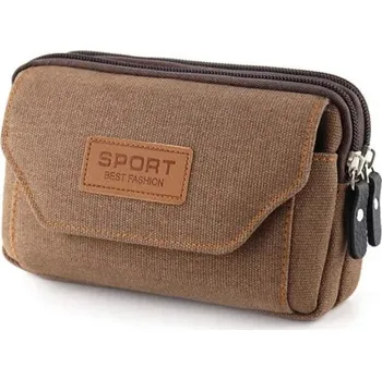 Ledvinka Malá ledvinka na opasek – kapsa na mobil, doklady Barva (Varianta): Hnědá