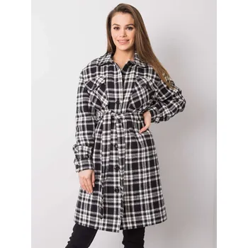 Dámský kabát Dámský kabát LK EN 508342 1.67 černobílý 36