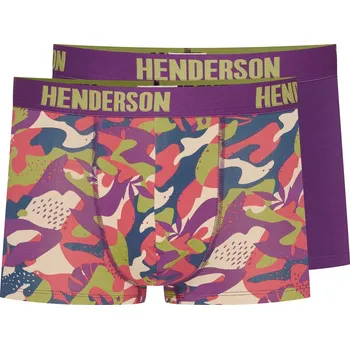 Boxerky Pánské boxerky 2 pack 42589 Spin - HENDERSON vícebarevná 3XL
