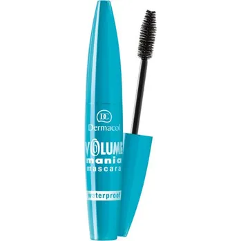 Přípravek na oči Dermacol Volume Mania Waterproof voděodolná řasenka pro objem Black 9 ml
