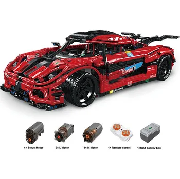 Stavebnice R/C Koenigsegg Mould King 13120D a 13121D - Models Barva: Červená