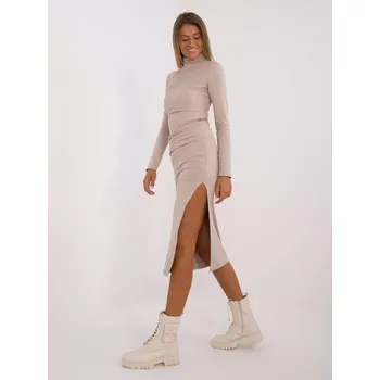 Dámské šaty Šaty LK SK 509642.02 béžové L/XL