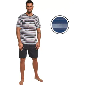 Pánské pyžamo Pánské pyžamo 338/36 Various - CORNETTE tmavě modrá M