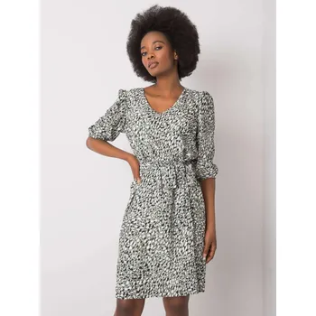 Dámské šaty Dámské šaty LK SK 508079.47P Khaki zelená - Lakerta 40/L khaki-tm.Zelená