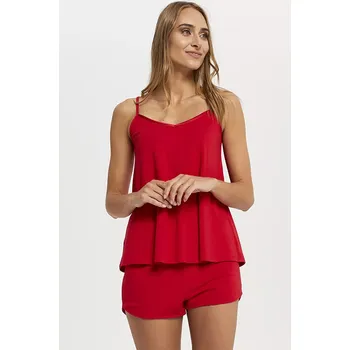 Dámské pyžamo Italian Fashion Song ws.r. kr.sp. barva:červená S