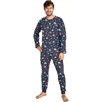 Chlapecké pyžamo Chlapecké pyžamo 2839 Mikolaj - TARO tmavě modrá 146