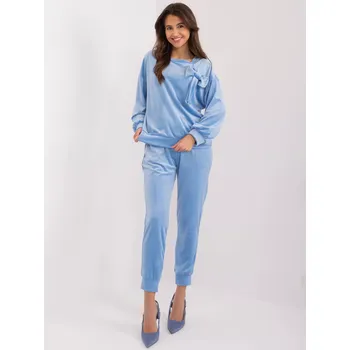 Dámská halenka Sada DHJ KMPL 8870.59 světle modrá jedna velikost