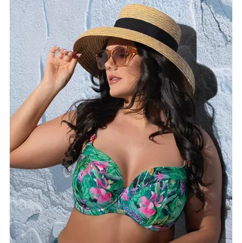 Dámské plavky Plavková podprsenka s plnými košíčky Ava SK 205 Paradise PARADISE 70D