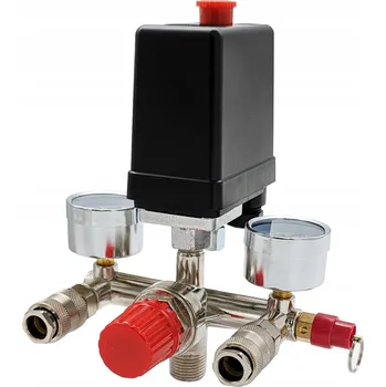 Kompresor TLAKOVÝ SPÍNAČ 10 BAR 1/2" ROZDĚLOVAČ PRO KOMPRESOR 220V PRESOSTAT