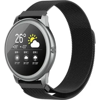 Ostatní příslušenství k chytrým hodinkám eses Milánský tah pro Xiaomi Haylou - Černý, 22 mm