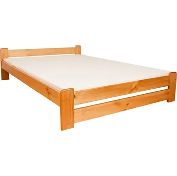 Postel Slevadoma Postel BESKYD 160x200 | MASIV BOROVICE Barva: Moření olše