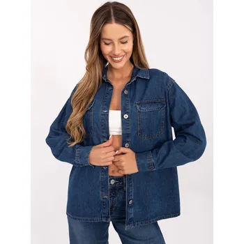 Dámská košile Košile D80026BI11280M314 tmavě modrá S