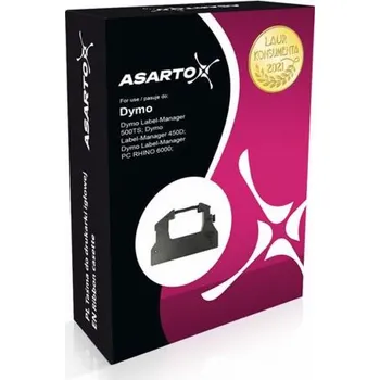 Pásek do tiskárny Asarto Páska Asarto pro DYMO D6/7/BK/W | S0720780 | Černá bílá