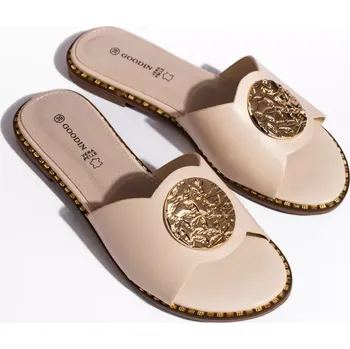 Pánské ponožky Pohodlné dámské hnědé nazouváky bez podpatku 38