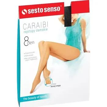 Dámské punčochy Dámské punčochové kalhoty Sesto Viva Caraibi 8 den 5-XL miele/odc.béžová 5-XL