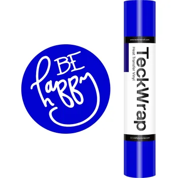 Samolepící dekorace TeckWrap PU HTV - Royal Blue Velikost: 30,5 x 30 cm