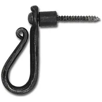 Okenní klika Okenní klička jednostranná, 60 x 17 mm, železo pozinkované černěné