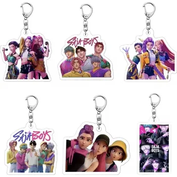 KPop Demon Hunters (Lovkyně démonů) KPop Demon Hunters sady přívěsků na klíče nebo batoh (5-47 ks) Varianta: S15 (6 kusů)