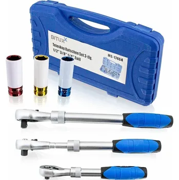 Sada nářadí Sada nářadí Bituxx 6 dílů: 3 klíče + 3 rázové hlavice