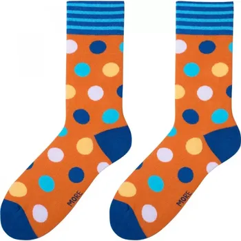 Pánské ponožky Circles - 39-42 / oranžová