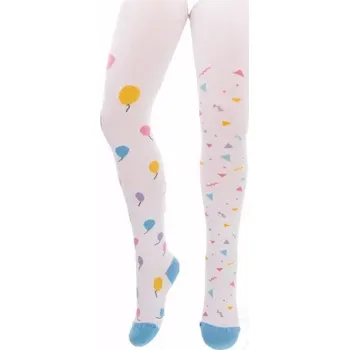 Dámské oblečení Dívčí punčocháče Párty - 92-98 / bílá