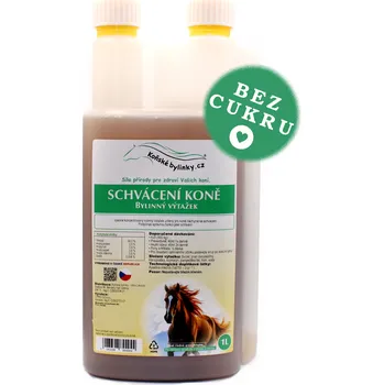 Krmivo pro koně Koňské bylinky Koňské bylinky, Bylinný výtažek - Schvácení koně 1l