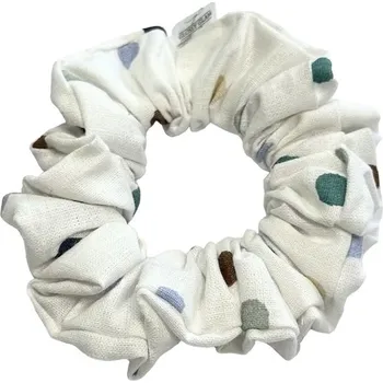 gumička do vlasů scrunchies glossy glam Puntík dětská malá