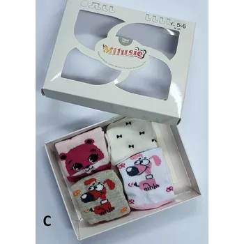 Dámské punčochy Kojenecké ponožky v krabičce D - 9-10 / C