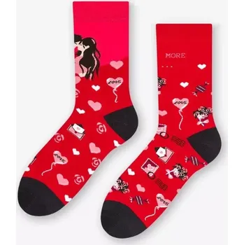 Dámské punčochy Dámské ponožky Romance - 39-42 / červená