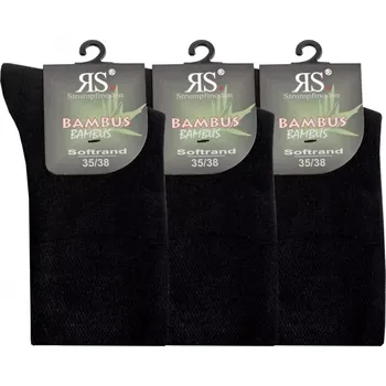 Dámské ponožky Dospělé bambusové ponožky 43033 - 35-38 / černá