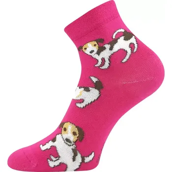 Dámské punčochy Dívčí ponožky Kay D - 20-24 / malinová