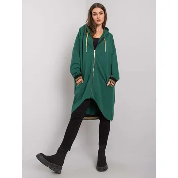 Dámská mikina RELEVANCE Mikina -RV-BL-6791.48 Barva: Zelená - tmavě, Velikost: S/M