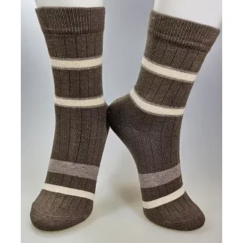 Dámské ponožky Dámské vlněné ponožky Bella - 35-38 / hnědá (02)