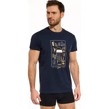 Pánské tričko Pánské triko Beer Time - XL / tmavě modrá